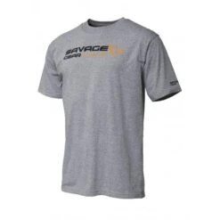 Savage Gear Signature Logo T-Shirt Gray Melange