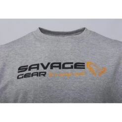 Savage Gear Signature Logo T-Shirt Gray Melange -Savage Gear Verkaufsgeschäft 73649 3 550x550w