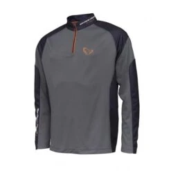 Savage Gear Tournament Shirt Zip Sedona Grey