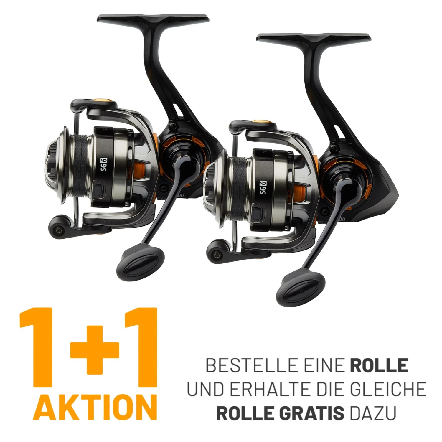 Savage Gear SG6 4000 FD Angelrolle - 1+1 Aktion 1 Savage Gear SG6 4000 FD Angelrolle - 1+1 Aktion