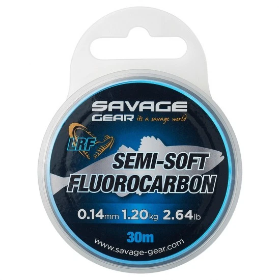 Savage Gear Semi-Soft Fluorocarbon LRF 30m 0.19mm Clear 1 Savage Gear Semi-Soft Fluorocarbon LRF 30m 0.19mm Clear