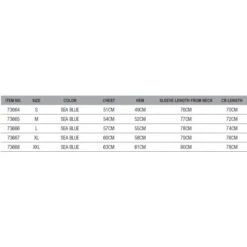 Savage Gear Marine UV Long Sleeve Tee Sea Blue -Savage Gear Verkaufsgeschäft table marine long 550x550w